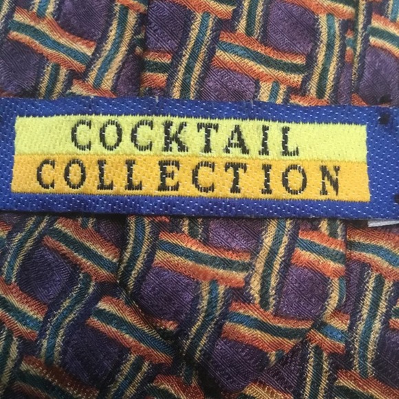 COCKTAIL COLLECTION, 100% Silk, By Stonehenge, SCOTCH - Picture 2 of 4